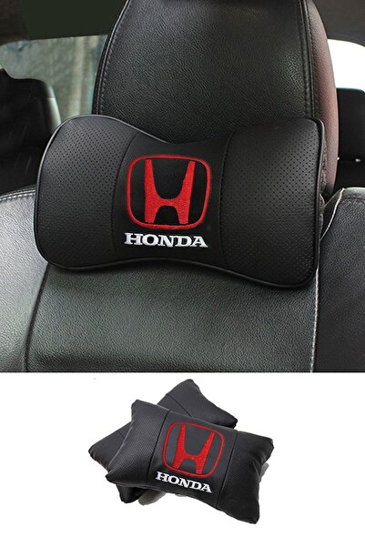 Honda وسادة رقبة جلدية فاخرة - 2 قطعة