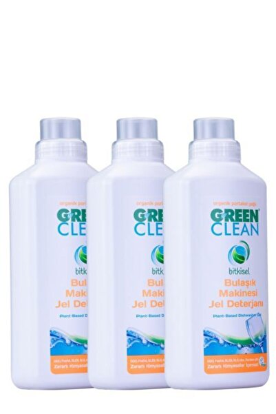 Green Clean جل غسيل الأطباق 1000 مل، مجموعة من 3 قطع