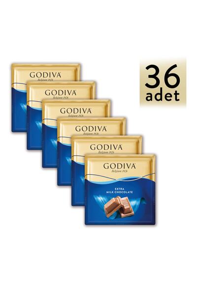 Godiva Ekstra Sütlü Kare Çikolata - 60 gram - 36 Adet