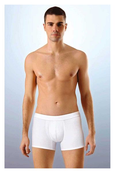 Anıt Ανδρικό White Boxer Modal (6 τεμάχια)
