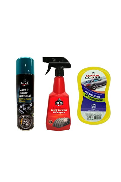 GD 24 Gd24 Jant Motor Temizleyici Köpük Lastik Parlatıc Yıkama Süngeri