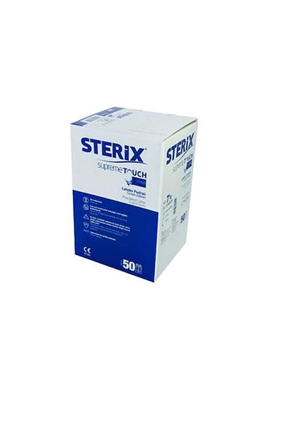 Aka Sterix Sterile Powdered Gloves 50 Pieces Size 8