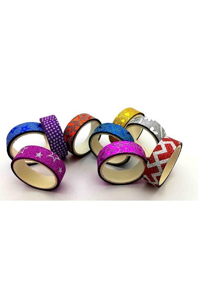MUNIS Patterned Decorative Tape 1 (10 Pieces)