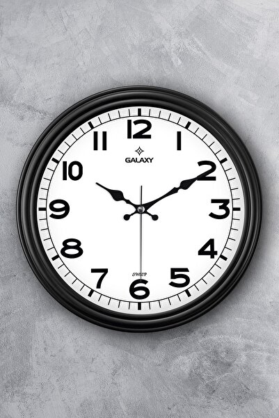 EMORES Διακοσμητικό Ρολόι Τοίχου Αθόρυβο Μηχανισμός Πραγματικό Γυαλί 31 εκ