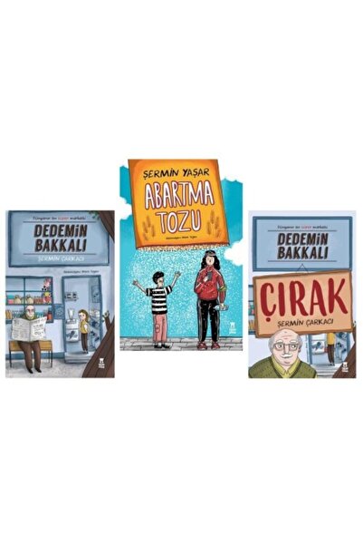Taze Kitap Şermin Yaşar 3'lü Set Dedemin Bakkalı Dedemin Bakkalı Çırak Abartma Tozu