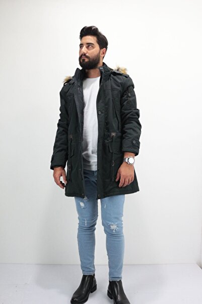 Staff Kapşonlu Kaban