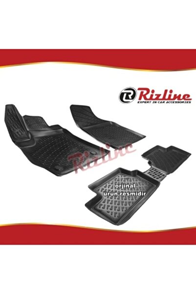 Rizline Renault Megane 4 3d Paspas Havuzlu Siyah Sedan 2016-2020 Arası 4 Prç