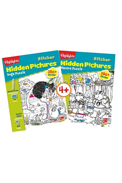 Dikkat Atölyesi Yayınları Sticker Hidden Pictures 2'li Set