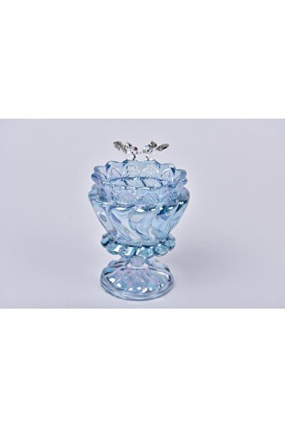 SETABIANCA Kristal Kuşlu Dondurmalık Rüzgar Mavi