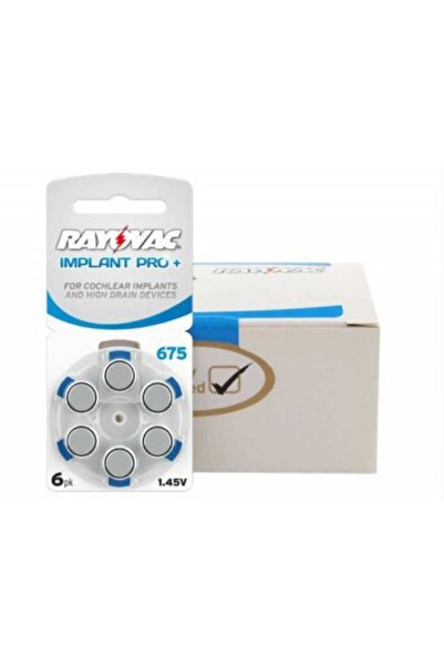 Rayovac Implant 675 Işitme Cihaz Pili (60 Adettir)