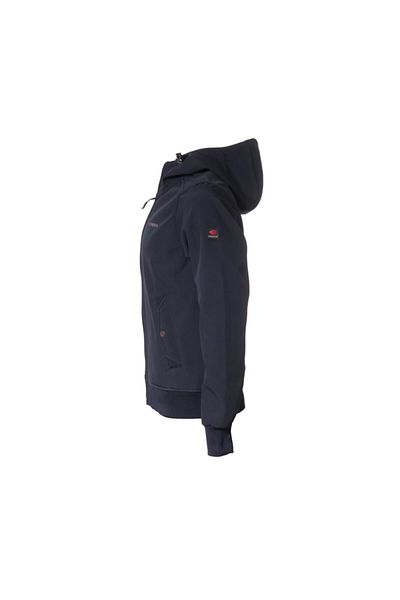 Cresta Ανδρικό μπουφάν μπλέ Navy με κουκούλα Softshell Bomber
