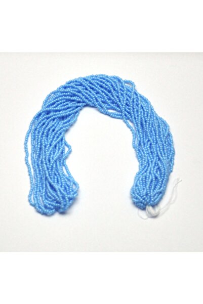 Bi hızlı خرز رمل زجاجي - خرز تشيكوسلوفاكيا - أزرق - 2 مم