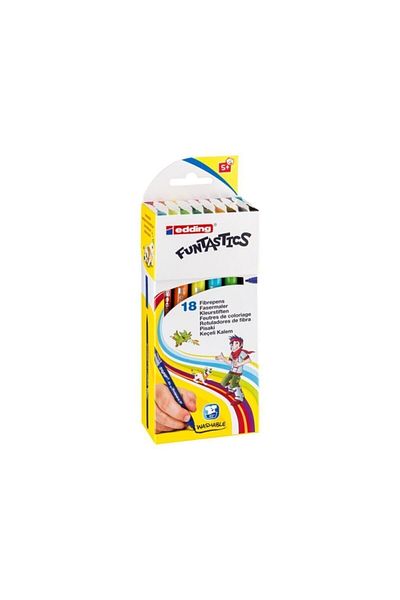 Edding Funtastics Felt Tip Pen Fine Set of 18