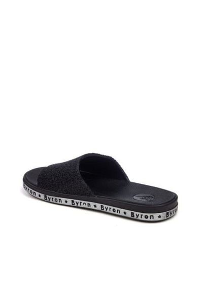 Brn Home Παντόφλες Unisex Μαύρη Αντιολισθητική Σόλα Παντόφλες Sea Beach Pool