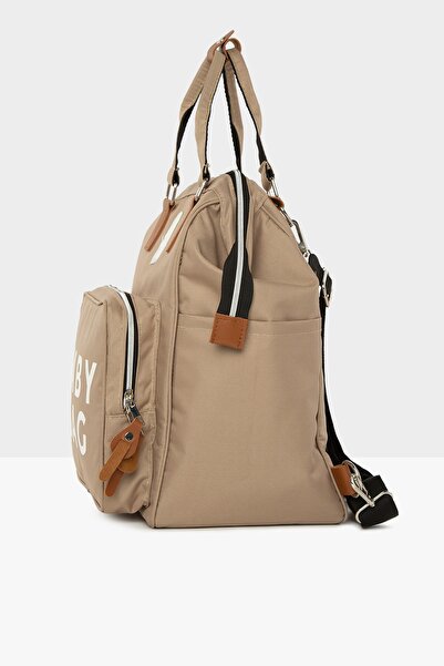Bagmori Vizon Baby Bag Baskılı Cepli Anne Bebek Bakım Sırt Çantası M000005163