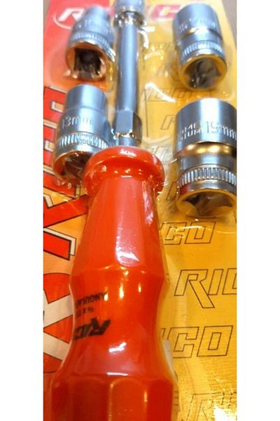 Rico 6 Piece Corner Socket Set Socket Screwdriver