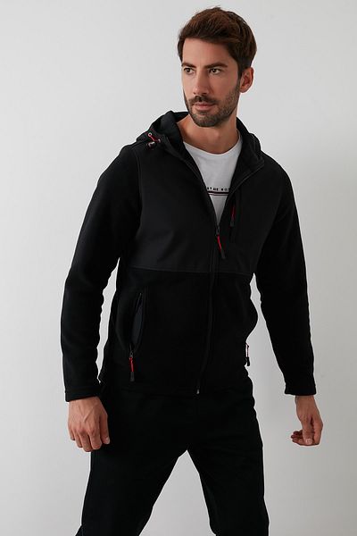 Buratti Hooded Stand-Up Collar Hooded Slim Fit Sweatshirt Men's SWEAT 5655268