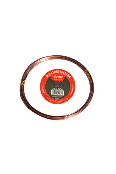 Dytac Vox - Alüminyum Tel 2 Mm 2 Metre Bakır (bt1-4)