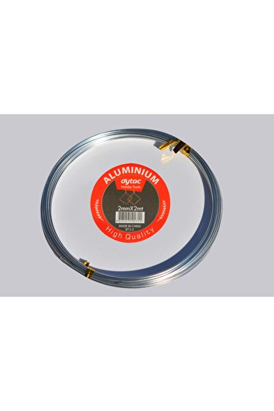 Dytac Vox - Alüminyum Tel 2 Mm 2 Metre Gümüş (bt1-4)