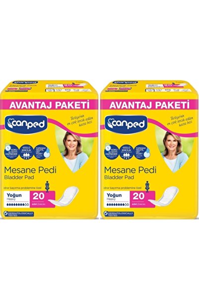 Canped Büyük Boy Yoğun 20x2:40 Adet Mesane Pedi