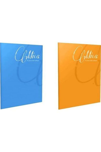 Gıpta Mica Wire Stitched Plastic Cover Notebook A5 40 Sheets Checkered Pack of 2