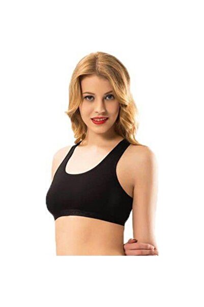 KOTA Kadın Geniş Askılı Likralı Bustiyer Yarım Atlet Sütyen