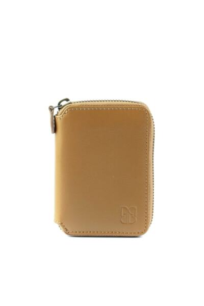PİRCİ Kadın Camel Mini Deri Cüzdan