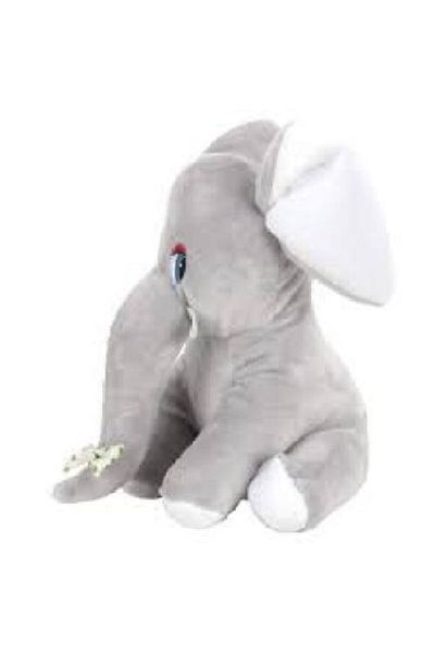 SELAY TOYS Gray Sitting Elephant 25 cm