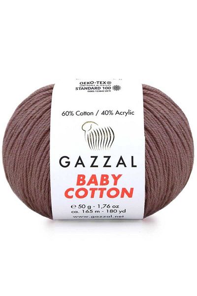 Gazzal Babay Cotton Amigurumi Σχοινί Πλεκτό Χειροποίητο Σχοινί Punch Σχοινί 50 gr 3455