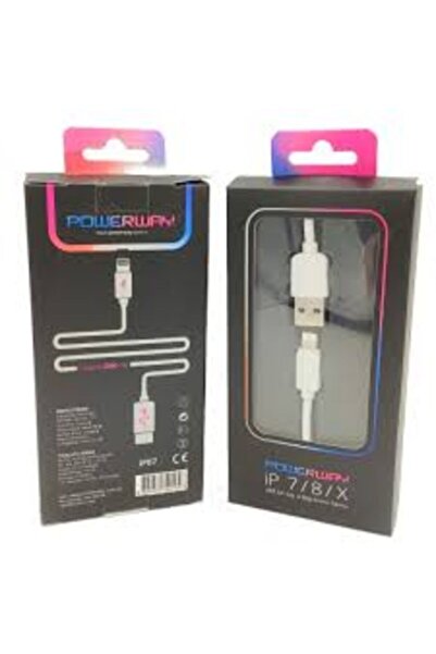 Emay Powerway Iphone Şarj Kablosu 2 Amper, Iphone 7, 8, X, Ve 11 Için Uygundur.