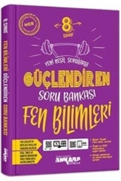 Ankara Yayıncılık 8.sınıf Güçlendiren Fen Bilimleri Soru Bankası Ankara