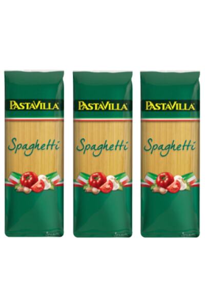 Pastavilla Spaghetti Makarna 500 Gr. X 3 Adet