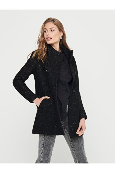 Jack & Jones Only 15205403 Onlnewsophıa Wool Coat Cc Otw Kadın Siyah Kaban