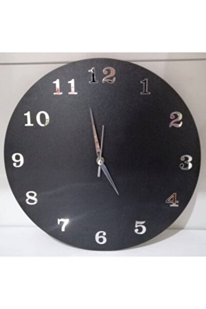 Genel Markalar Ahşap Tabanlı Pleksi Sayılı Dekoratif Duvar Saati