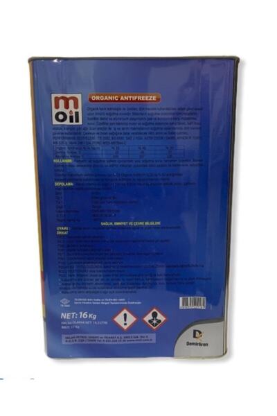 Moil Organik Antifriz 16kg Teneke