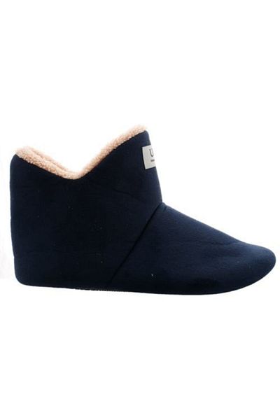 S&S Γυναικείες μπότες Navy Blue Home Παντόφλες House Slippers Ucc 001