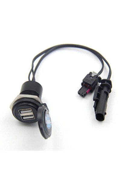 ON OFF MOTO Bmw R1200 gs R1250 gs Çift Usb Dijital Ekran Şarj Adaptörü Bağlan...