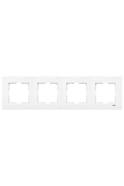 VİKO Karre Τετραπλό Πλαίσιο Οριζόντιο Λευκό Γνήσιο Προϊόν Vk001241