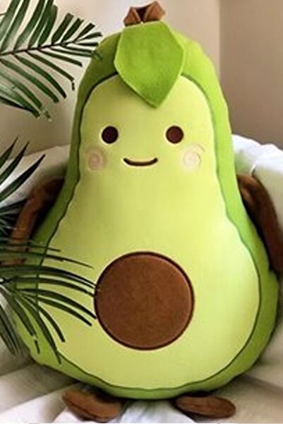 Hediye Fan Avokado Peluş Yastık