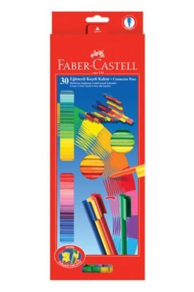 Faber Castell Faber-castell Fun Felt-tip Pen, 30 Pieces Poset