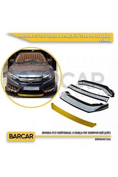 Honda Fc5 Universal 4 Parça Ön Tampon Eki (lip)(kırmızı)