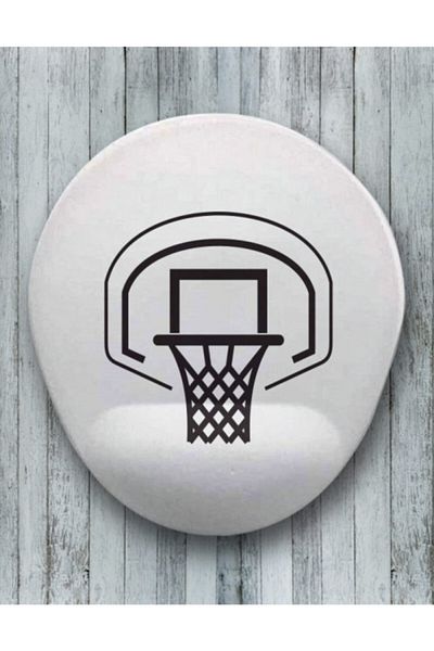 Onartem Basketball Pushed Mouse Pad with Wrist Support