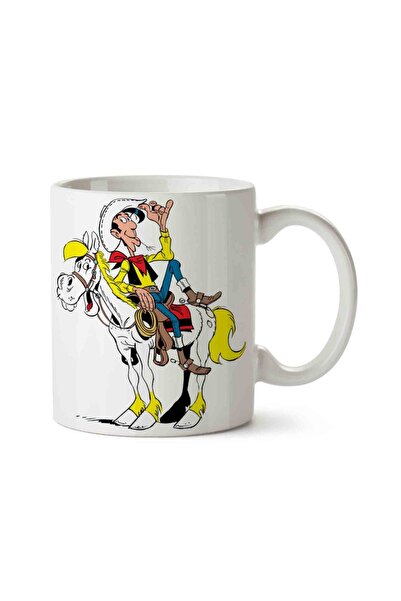 Genel Markalar Daltonlar The Daltons Redkit Lucky Luke Phil Porselen Kupa Bardak
