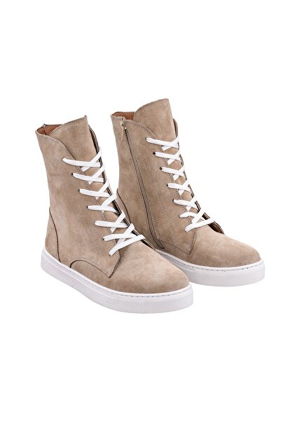 NOOSY Women's Mink Genuine Leather Boots