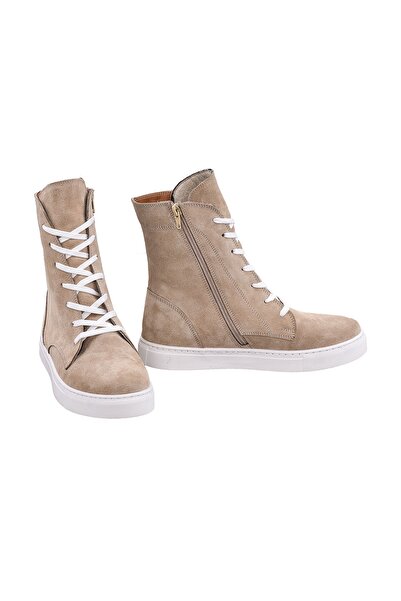 NOOSY Women's Mink Genuine Leather Boots