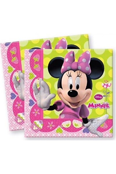Minnie Mouse Mınnıe Mouse Pembe Peçete 16'lı
