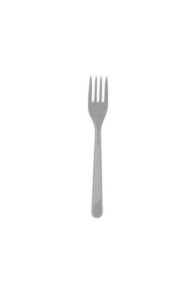 Deniz Parti Süsleri Gray Plastic Fork 25 Pieces