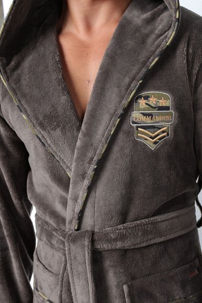 Nuşa Ανδρικό μπουρνούζι Commander Bamboo Cotton