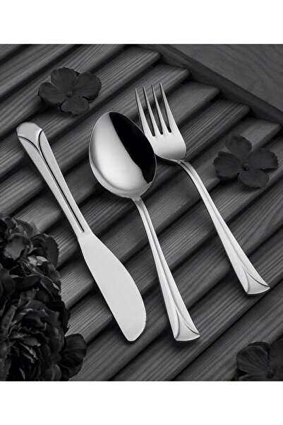 TERCAN Sade 120 Parça Kaşık Çatal Takımı