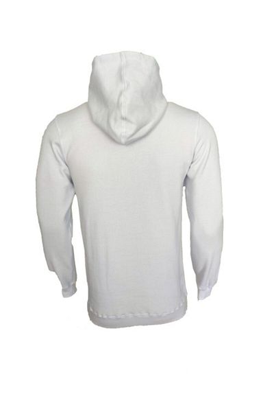 Raf Coll Φούτερ Unisex La Casa De Papel με στάμπα λευκή κουκούλα